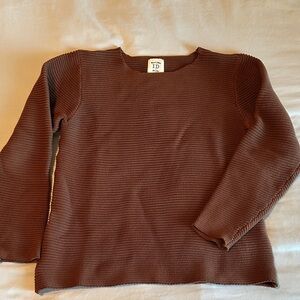 ID Brown Crewneck Sweater for Men - Classic Knit